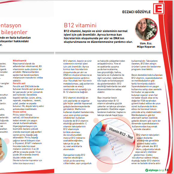 Alphega Dergi Yazarlığı